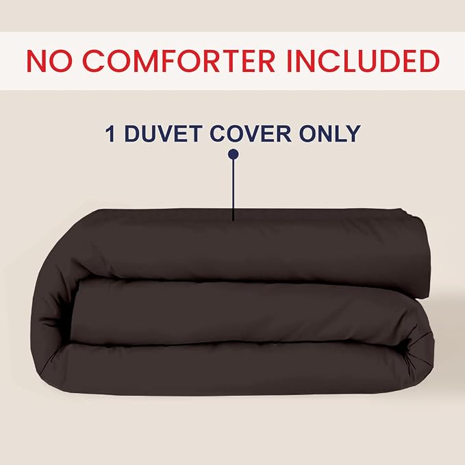 Kotton Culture 1 Pc 120" x 98" Duvet Cover Oversized King 100% Egyptian Cotton - Image 2