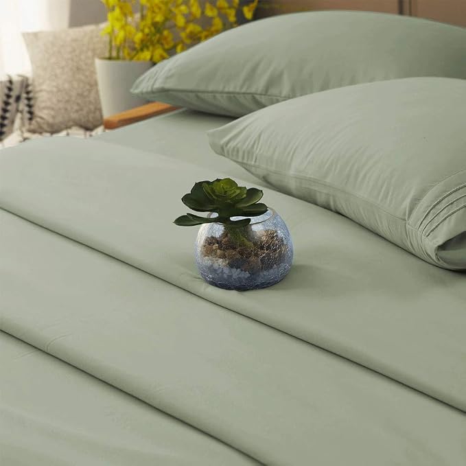 SONORO KATE Bed Sheet Set Super Soft Microfiber 1800 Thread Count Luxury - Image 3