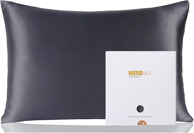ZIMASILK 100% Pure Mulberry Silk Pillowcase by ZIMASILK