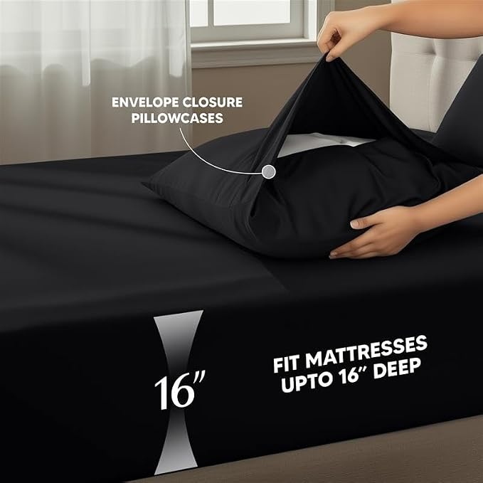 Utopia Bedding Twin Sheet Set – 3 Piece Bed Sheets - Image 4