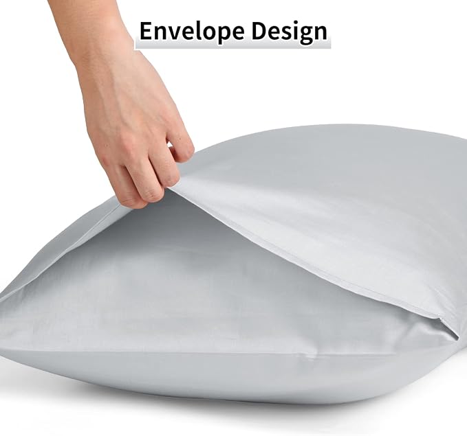 Warmstar Cotton Pillow Cases Standard Size Set of 2, 600 Thread Count - Image 5