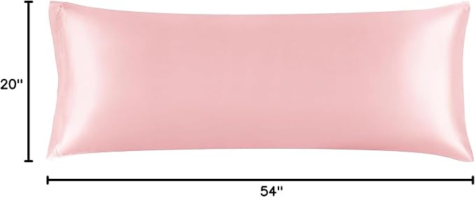 BEDELITE Satin Body Pillow Cover, Super Soft and Cooling Body Pillow Pillowcase - Image 7