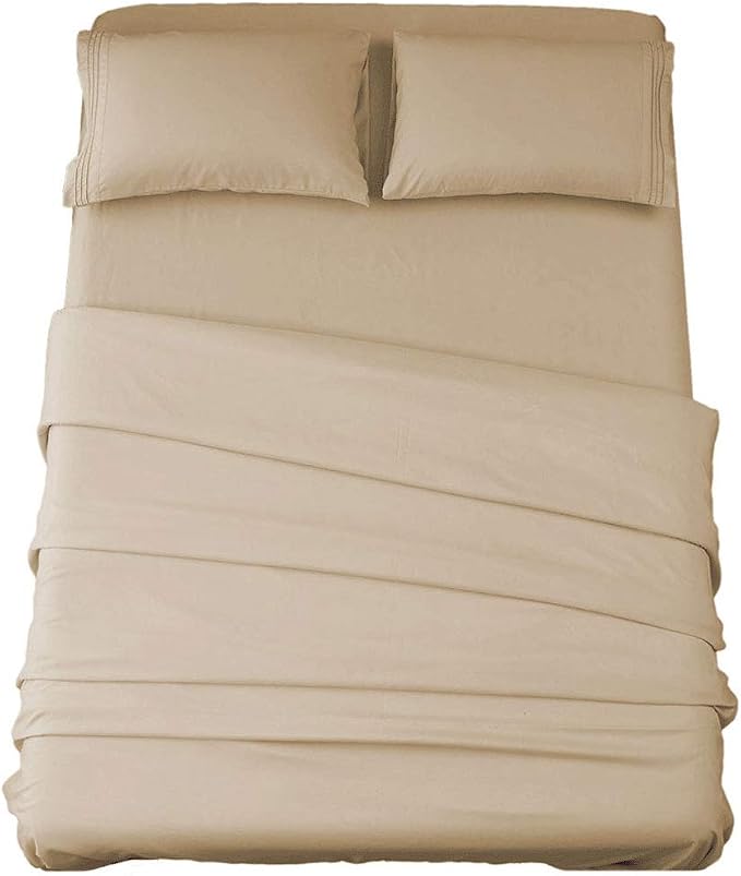 SONORO KATE Bed Sheet Set Super Soft Microfiber 1800 Thread Count Luxury by SONOROKATE