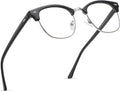 Blue Light Blocking Glasses Vintage Half Frame UV Clear Lens Anti Eyestrain by AOMASTE