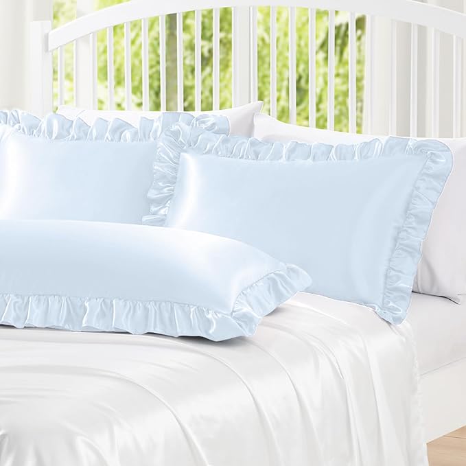 Homiest Ruffle Satin Pillowcase - Image 4