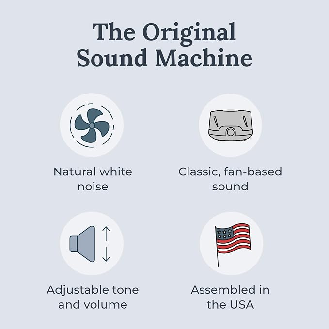 Yogasleep Dohm Classic The Original White Noise Machine, Soothing Natural Sound - Image 2