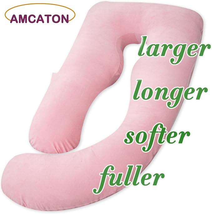 60 Inch Pregnancy Pillows for Sleeping, Extra Large U Shaped Body Pillow - Image 2