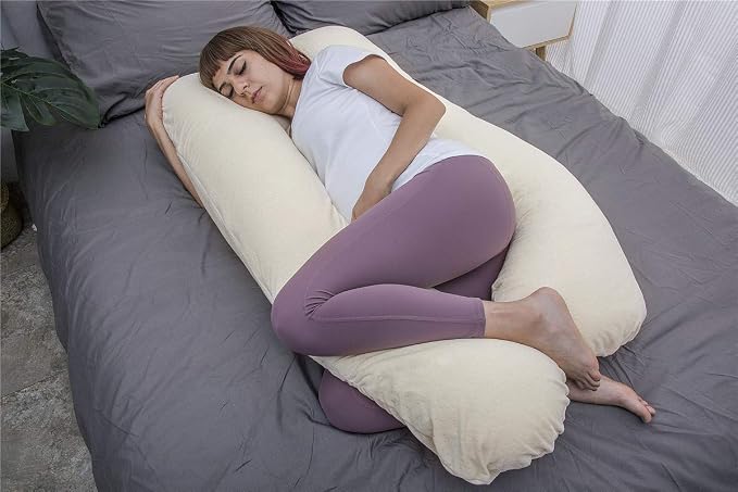 MOON PINE Pregnancy Pillow, U Shaped Full Body Pillow - Image 5