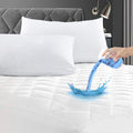 GRT Waterproof Mattress Pad Full, 100% Waterproof Quilted Fitted Mattress by GRT