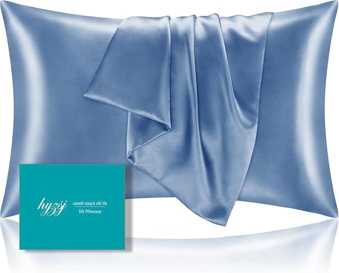 Mulberry Silk Pillowcase for Hair and Skin Standard Size 20"X 26" by Unknown