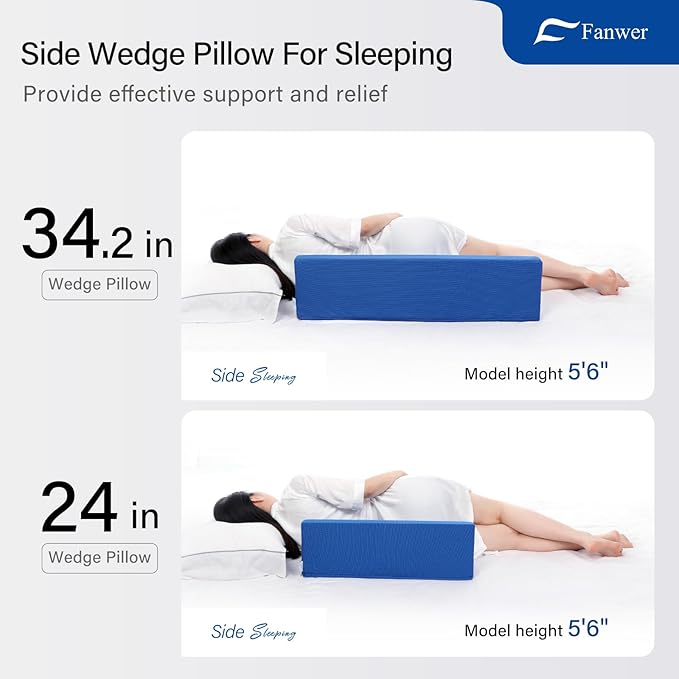 34.2in Bed Wedges & Body Positioners, 30 Degree Wedge Pillow - Image 2