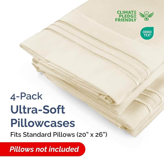 Standard Pillow Cases Set of 4 - Image 2