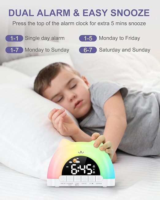 Kids Alarm Clock, Wake Up Clock - Image 6