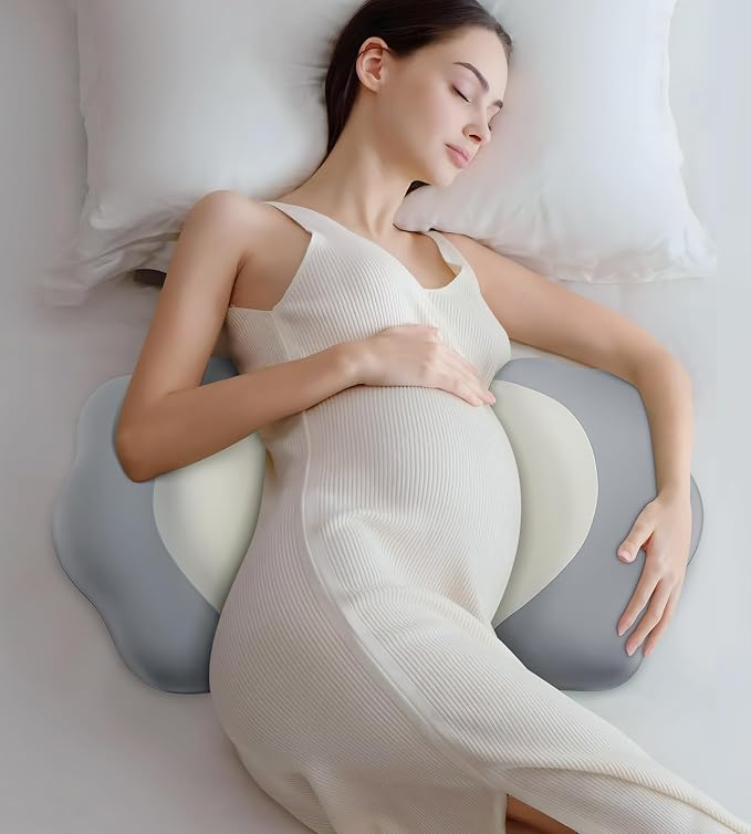 Pregnancy Pillows for Sleeping, Memory Foam Maternity Pillow Support for Back by DONAMA
