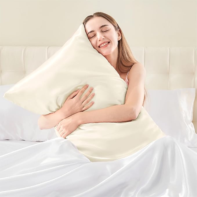 BEDELITE Satin Pillowcase with Zipper, Super Soft and Cooling Similar to Silk - Image 2