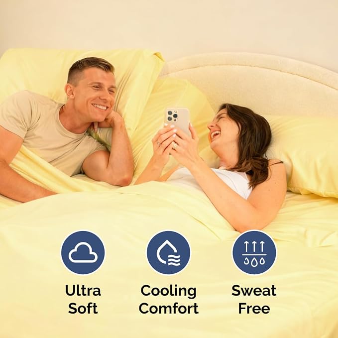 Flex Top Split Head King 4 Piece Sheet Set - Image 5