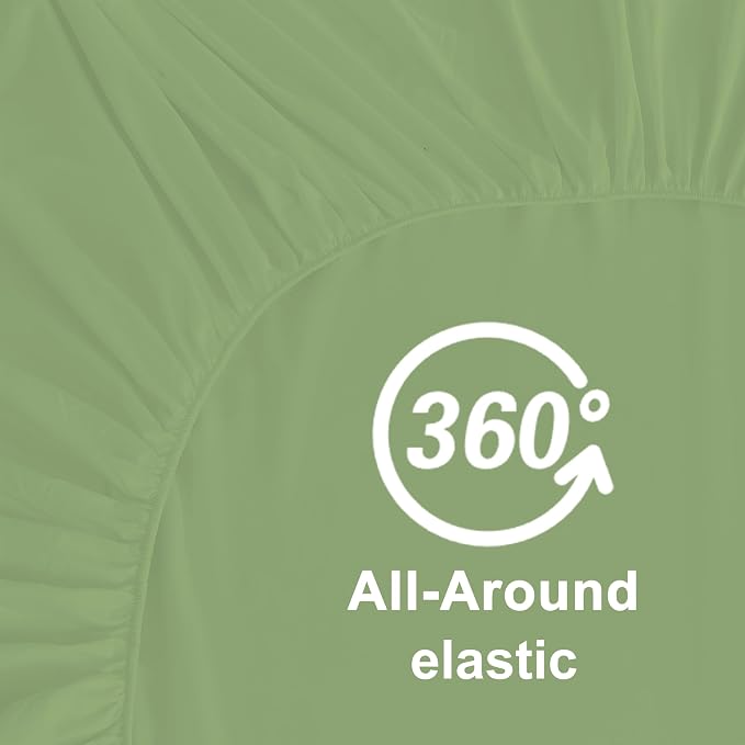 Hotella 100% Microfiber 60"x80" Queen Size Fitted Sheet Only, Hotel Quality - Image 5