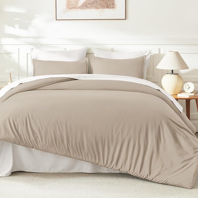 Litanika Twin XL Comforter Set Khaki, 2 Pieces Extra Long Dorm Bedding Sets - Image 6