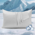 Elegear Cooling Pillow Cases for Hot Sleepers, Clean Fabric Silver Infused by Elegear