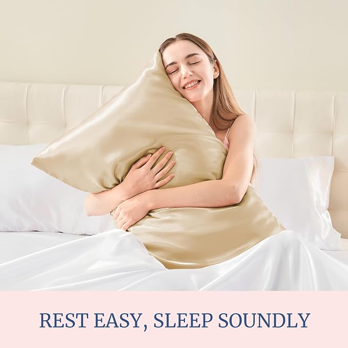 BEDELITE Satin Pillowcase for Hair and Skin, Super Soft and Cooling Similar to - Image 5