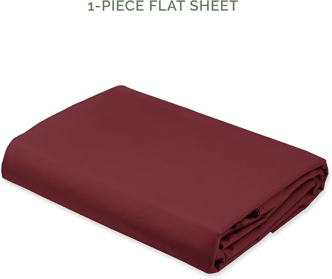 Elegant Comfort Premium Hotel Quality 1-Piece Flat Sheet, Luxury & Softest 1500 - Image 2