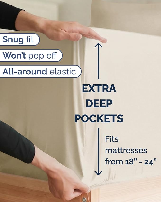 Extra Deep Twin XL Sheet Set - Image 3