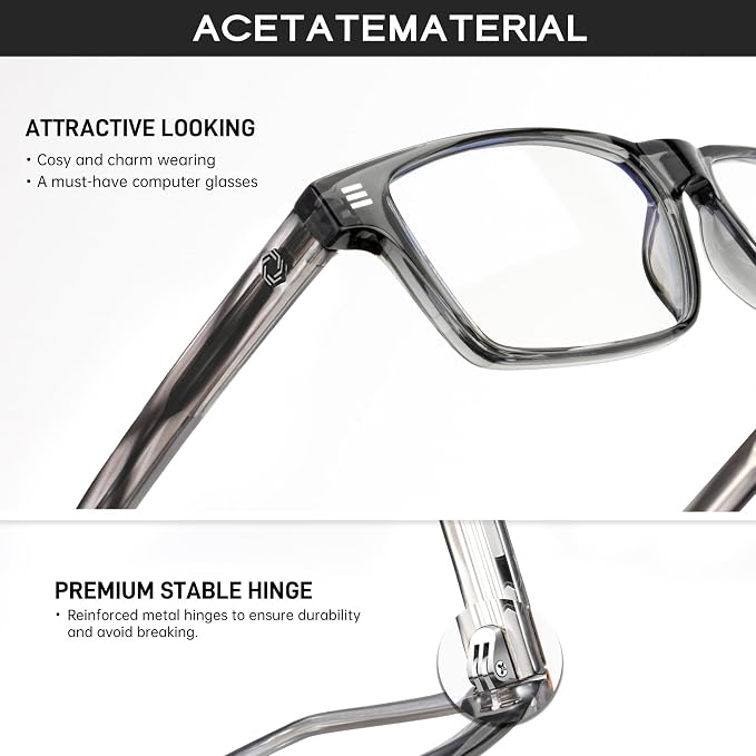 ANYLUV Blue Light Glasses Men Woman, Eye Strain Relief Eye Protection - Image 3