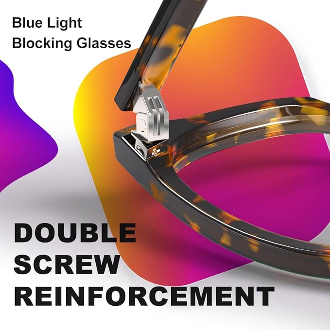 VISOONE Blue Light Blocking Glasses Square - Image 4
