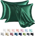 MR&HM Satin Pillowcase for Hair and Skin, Silk Satin Pillowcase 2 Pack by MRHM