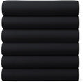 GOLD TEXTILES Twin Flat Sheet 12 Pack – Brushed Microfiber Top Sheets by GOLDTEXTILES