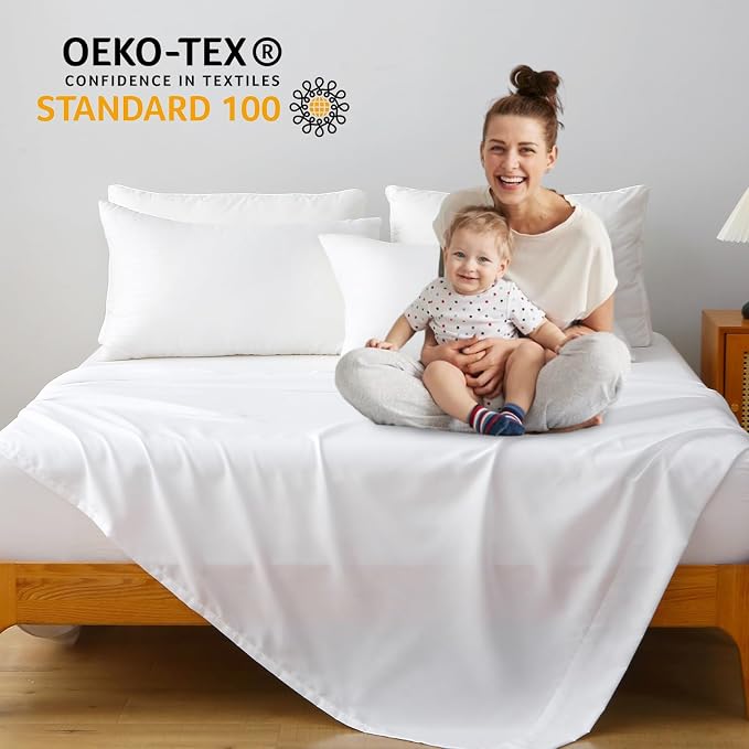 Lavisun Twin Flat Sheets Only, 1 Pack Soft Brushed Microfiber Bedding Sheets - Image 6