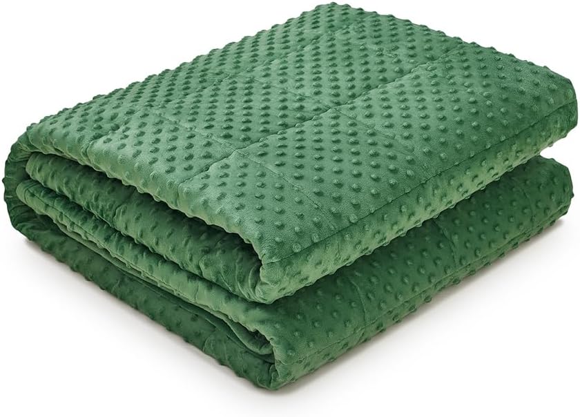 TONGDADA Minky Weighted Blanket | 40''x60'', 10lbs | Cozy and Soft Minky - Image 7