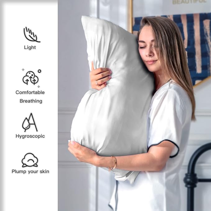Natural Mulberry Silk Pillowcase - Image 3