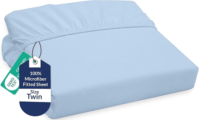 Royale Linens Fitted Sheet Twin by ROYALELINENS
