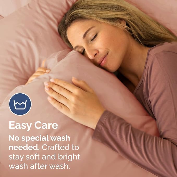 CGK Unlimited King Size Microfiber Pillowcase Set, 4 Pieces - Image 5