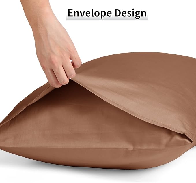 Warmstar Cotton Pillow Cases Standard Size Set of 2, 600 Thread Count - Image 5