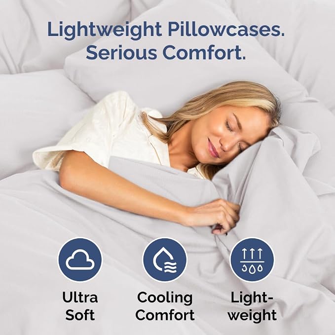 Body Pillowcases Set of 2-20x54 Long Body Pillow Case - Image 3