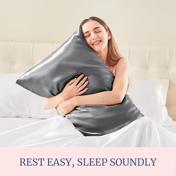 BEDELITE Satin Pillowcase for Hair and Skin, Super Soft and Cooling Similar to - Image 4
