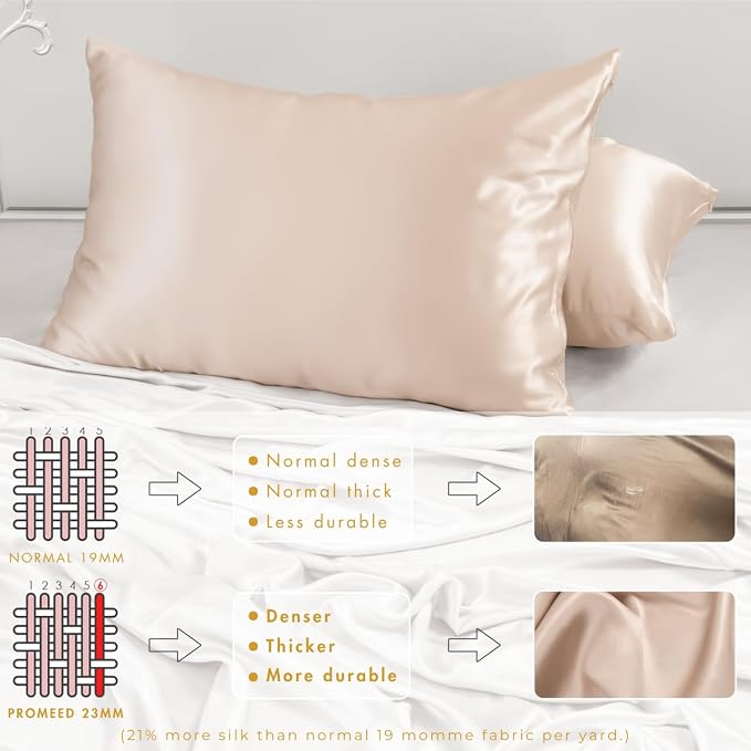 PROMEED 100% Mulberry Silk Toddler Pillowcase 13x18, Both Sides 23 Momme Grade - Image 5
