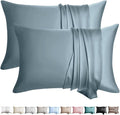 100% Silk Pillow Cases 2 Pack King Size Mulberry Silk Pillowcase by WLOSJ