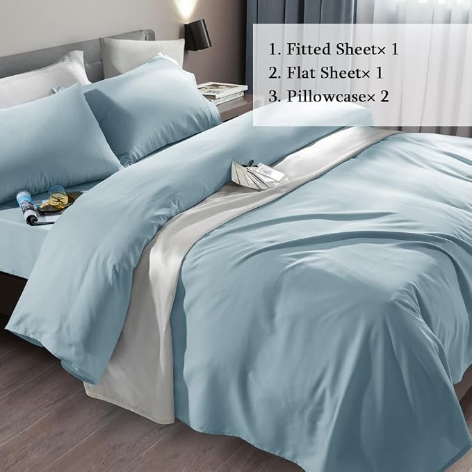 SONORO KATE Bed Sheet Set Super Soft Microfiber 1800 Thread Count Luxury - Image 2