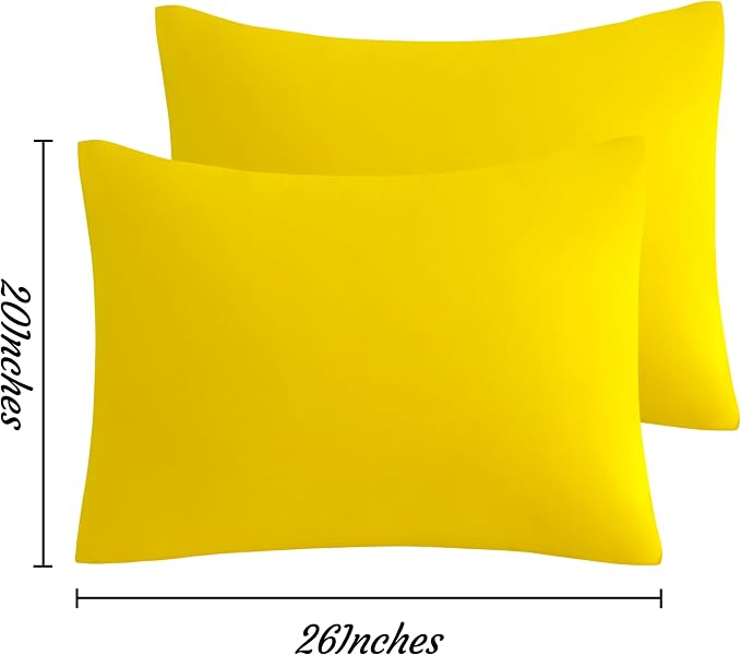 NTBAY Standard Pillow Cases Set of 2, 2 Pack Brushed Microfiber 20x26 Pillow - Image 3