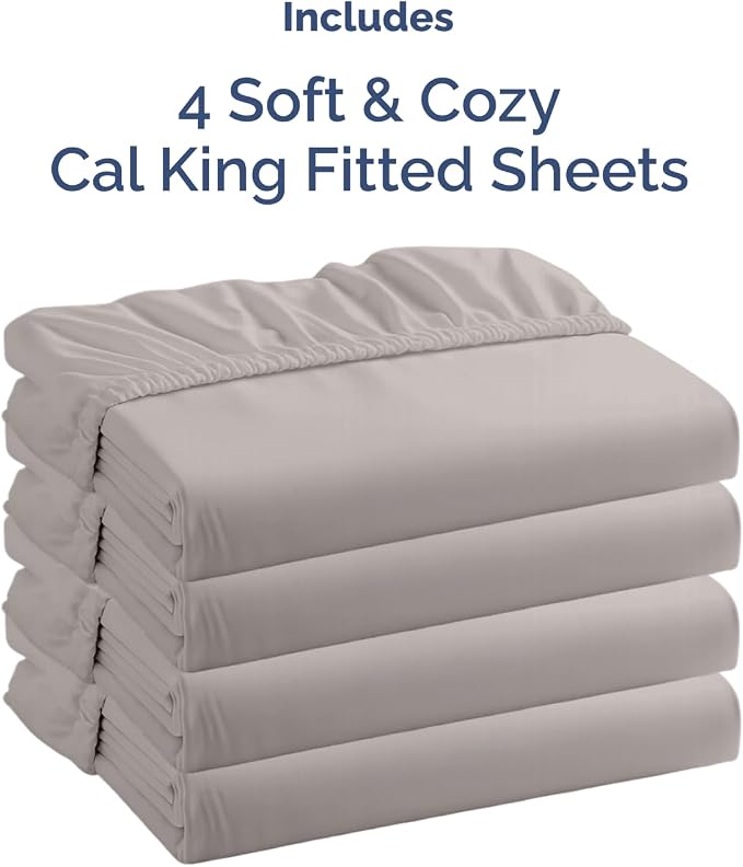 Cal King Size Fitted Bed Sheet - Image 4
