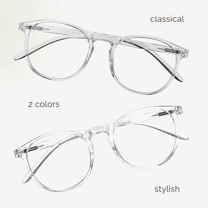 IBOANN Blue Light Glasses for Woman/Men, Fashion Blue Light Glasses Men - Image 6