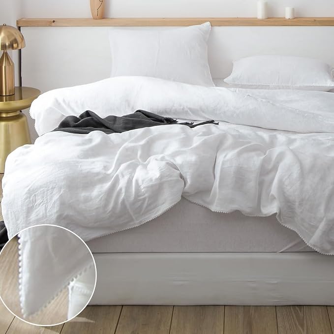 Simple&Opulence 100% Washed Linen Duvet Cover - Image 9