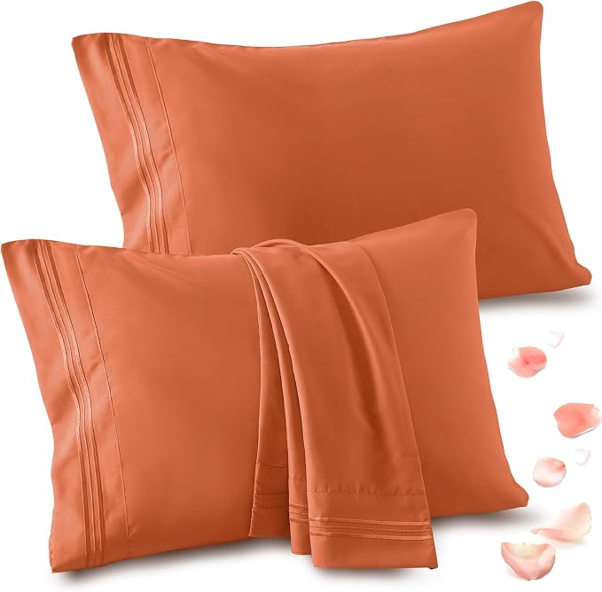 Vonty 2 Pack Queen Pillow Cases by CreateCozyLife