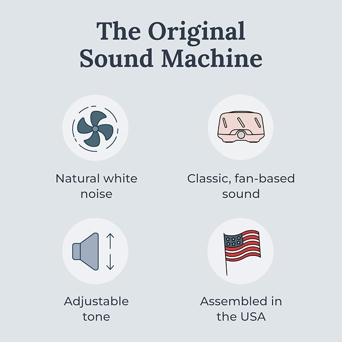 Yogasleep Dohm Uno White Noise Sound Machine, Real Fan Inside - Image 2