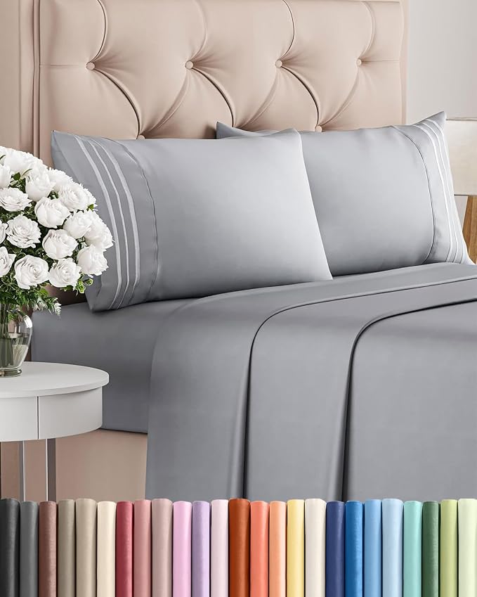 Cal King Size 4 Piece Sheet Set by CGKUnlimited