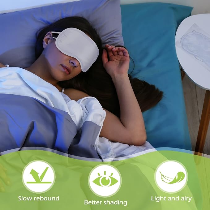 Tarpop 200 Pcs Eye Mask Sleeping Blindfold Eye Cover - Image 4