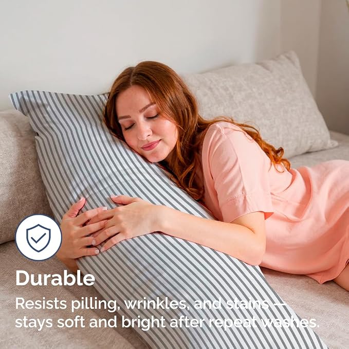 Body Pillowcases Set of 2-20x54 Long Body Pillow Case - Image 4